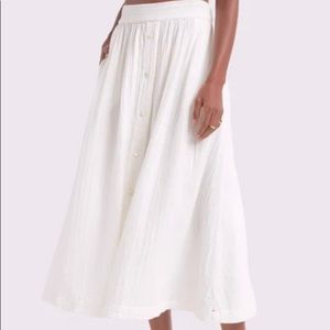 XiRENA Teagan skirt, white, size medium
